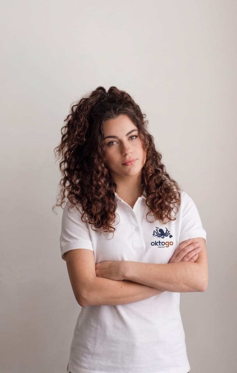 Megan, co-founder of Oktogo Cleaning Co.